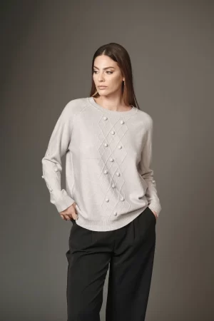 GIROCOLLO LAVORAZIONE CON PON PON F.7 - FF275