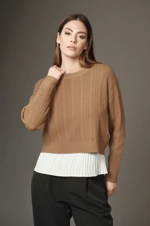 GIROCOLLO LAVORATO CON GEORGETTE F.12 - FF293