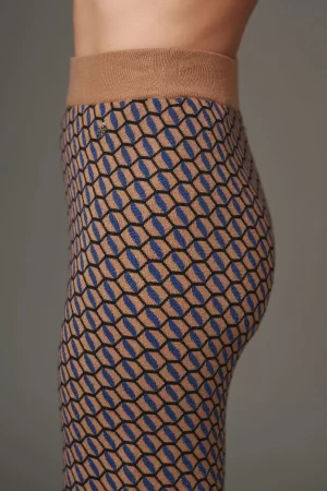 PANTA PALAZZO OPTICAL JACQUARD LUREX F.7 - FF303