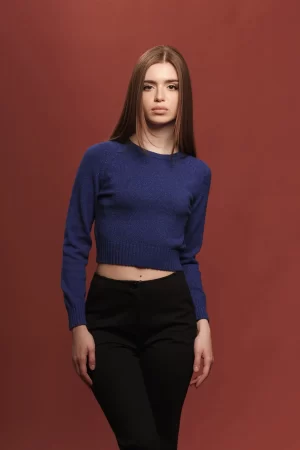 GIROCOLLO CROPPED LUREX F.7 - FF365