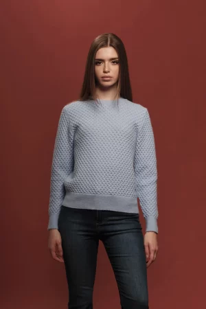 GIROCOLLO MICRO TRECCIA MISTO LANA F.7 - FF400