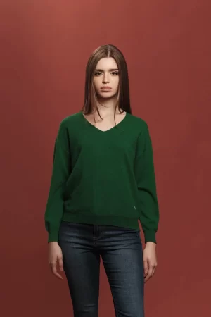 SCOLLO V MISTO CASHMERE F.12 - FF419