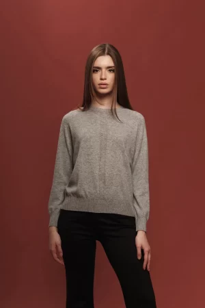 GIROCOLLO LAVORAZIONE CENTRALE MISTO CASHMERE F.12 - FF423