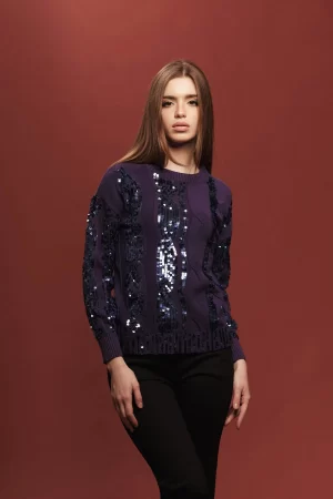 GIROCOLLO TRECCE CON PAILETTES F.5 - FF431