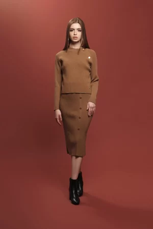 GIROCOLLO C.INGLESE CON BOTTONI F.7 - FF472