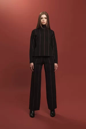 PANTA PALAZZO RIGHE LUREX F.7 - FF478