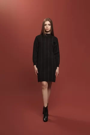 VESTITO RIGHE LUREX F.7 - FF480