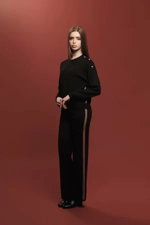 GIROCOLLO CON BOTTONI BANDA LUREX F.7 - FF485