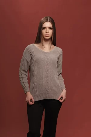 SCOLLO V CINIGLIA CON LAVORAZIONE TRECCIA F.7 - FF496