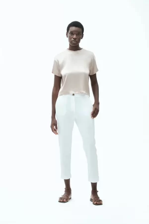 T-SHIRT A SCATOLA SATIN - FD202