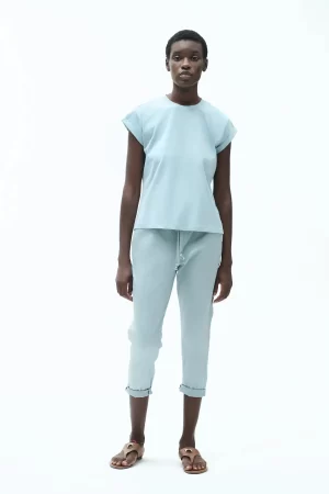 T-SHIRT IN COTONE CON PATCH IN GOMMA - FD254