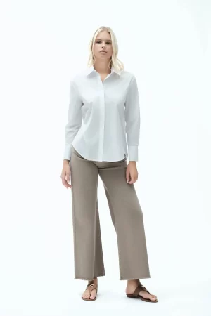 CAMICIA FIOCCO RETRO POPELINE FISSO - FD298