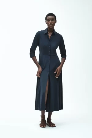 VESTITO LUNGO CHEMISIER TECNICO - FD345