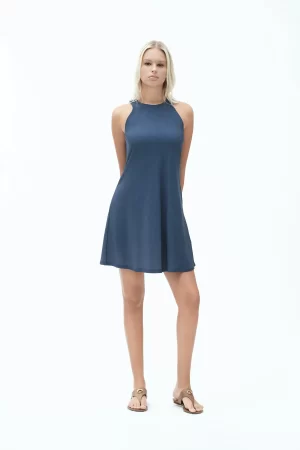 VESTITO SCOLLO AMERIC TECNICO BLUEJEANS - FD359