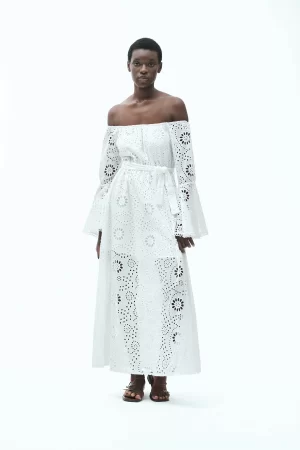 VESTITO LUNGO MAN CAMPANA PIZZO SANGALLO - FD366