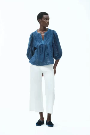 PEONIA-PANT 5T WIDE LEG GABARDINA - FD004